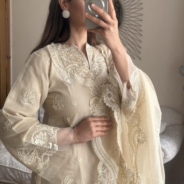 Qalamkar inspired outfit